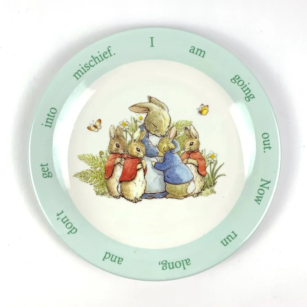 Pottery Barn Kids Peter Rabbit Set for 2 Cups 9